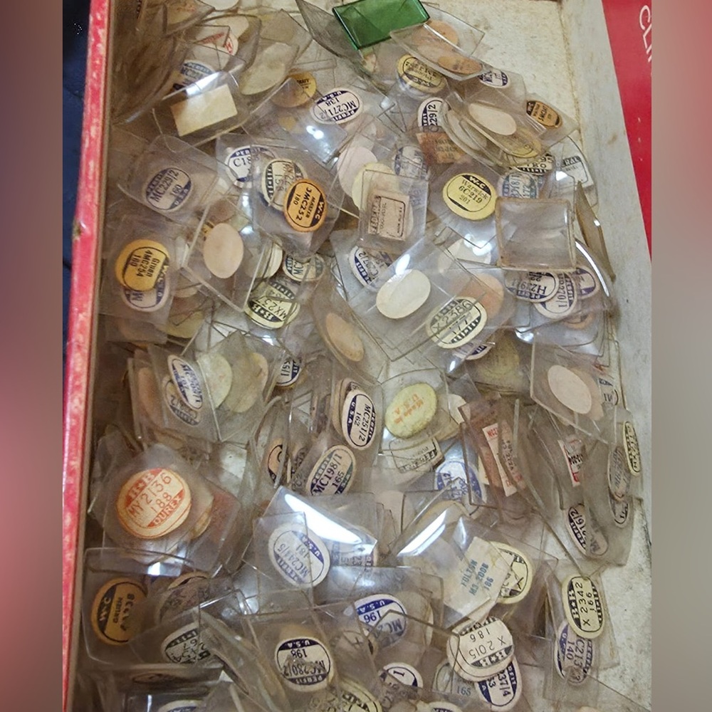 Big Lot Of Perfit AND Durex Vintage Watch Crystals